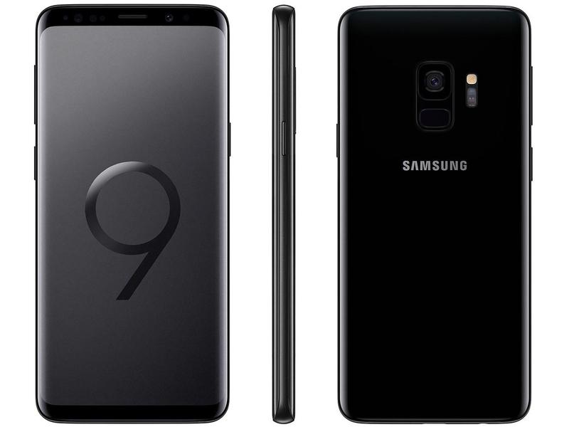 Galaxy S9 ブラック au 本体 Smartphone Samsung Galaxy S9 128GB Preto 4G - 4GB RAM Tela 5.8